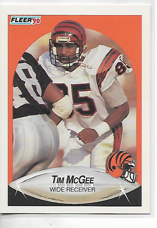 1990 Fleer Tim McGee Card