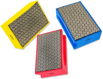 Premium Diamant Handpad K50-200 Handschleifpad Diamant Schleifpad Schleifschwamm