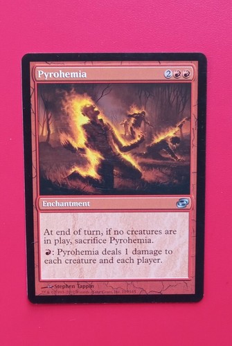 Pyrohemia x1 LP-EX/NM (Planar Chaos) Uncommon English Red Mtg Magic TCG