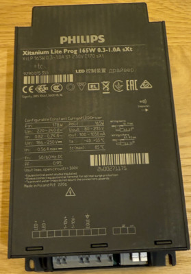 Philips LED driver Xitanium LITE PROG 165W 0.3-1.0A sXT PH 9290015355