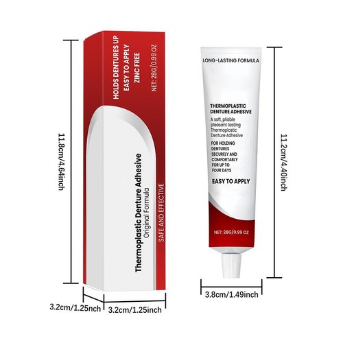 Long Lasting Thermoplastic Denture Adhesive,- Refits and Tightens Loose Up-New- - Picture 16 of 18