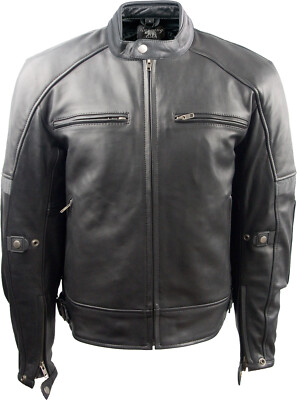 Lederjacke Beste Rindsleder Bikerjacke, Pilotenjacke Flightjacket Total Räumung