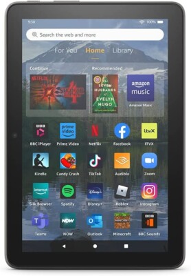 Amazon Fire HD 8 Plus Tablet | 2022 | 32GB | schiefergrau 