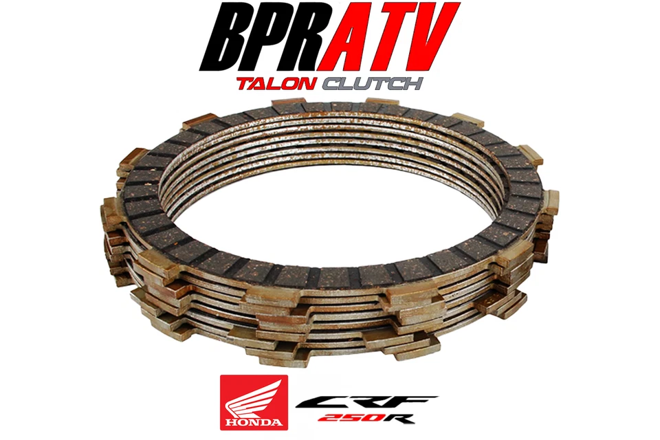 04-09 Kit de embrague de fibras y resortes placas de acero de alta resistencia Honda CRF250R CRF 250R Foto 4 de 4