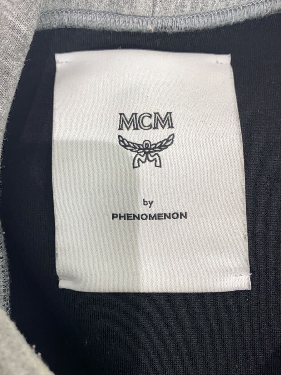 MCM hoodie M polyester Gray full pattern MHAASJP02EG00M Used