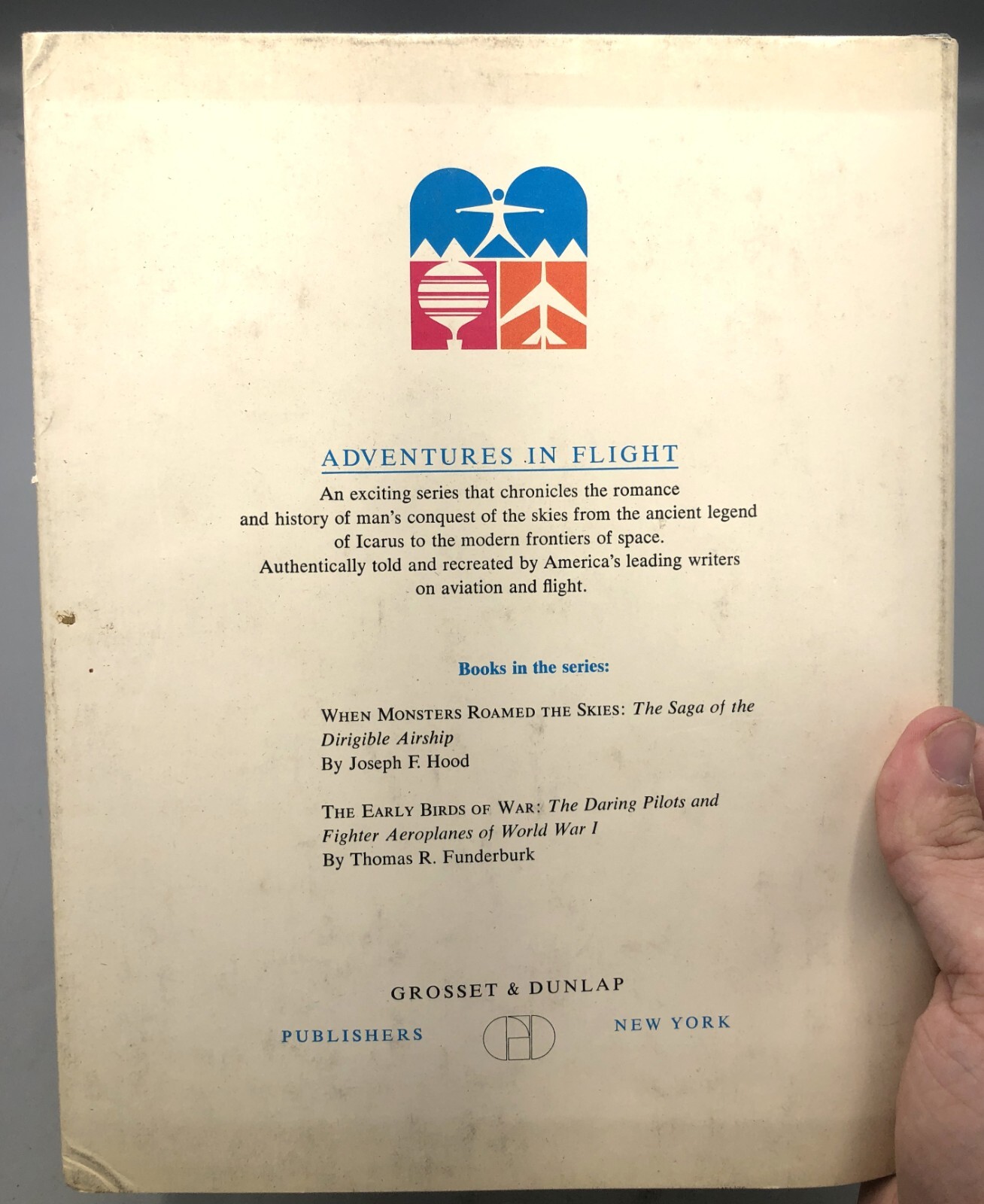 Adventures in Flight The Early Birds of War Thomas R. Funderburk Hardcover Book