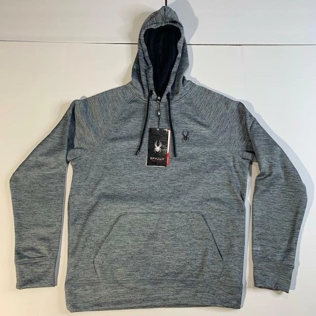 Spyder Active Men’s Hoodie Grey Gray Pullover Sweatshirt SPM803R Size S Small
Opens in a new window