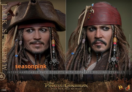 1/6 HOTTOYS DX37 Pirates of the Caribbean Jack Sparrow Figure Model Standard Ver - Picture 3 of 9