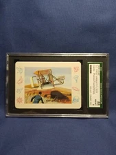 1958 Leaf Cardo Trading Cards T-2 First Wright Flyer SGC 88 NM-MT 8