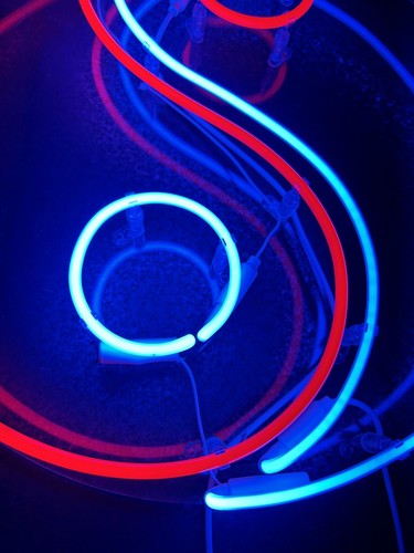 Vintage Hong Kong Yin Yang Neon Sign - Bild 5 von 9