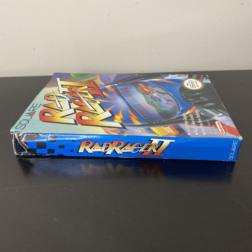 Rad Racer II 2 Nintendo 1989 NES CIB con póster ¡probado! - Imagen 8 de 12