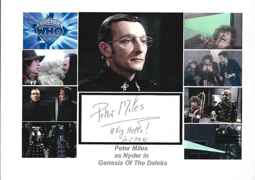 Doctor Who - 4th Fourth Doctor Era (Tom Baker) - Autograph & Display Selection - Picture 84 of 209