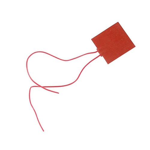 Silikon Heizung Pad orange wasserdicht mit 150 mm Drahtleitung für elektrisch