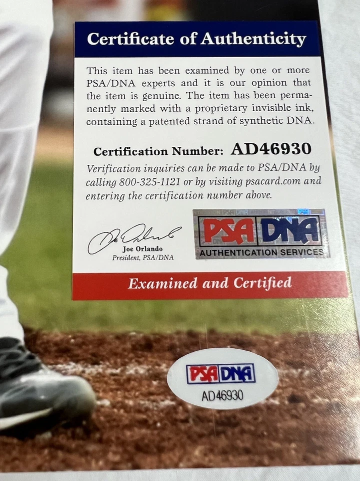 Francisco Lindor Cleveland Guardians Rare Signed Autographed 11x14 PSA/DNA COA - Image 3 of 4