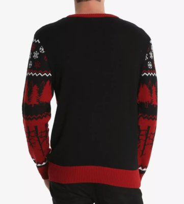 Stranger Things Ugly Holiday Sweater Large BoxLunch Exclusive