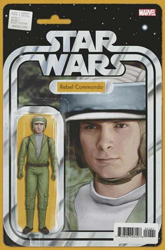 Star Wars 022 Rebel Commando Action Figure Variant Cover Marvel Comics 2022