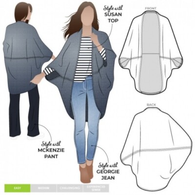 Style Arc Schnittmuster Salma Halstuch Damen Größen 4-16