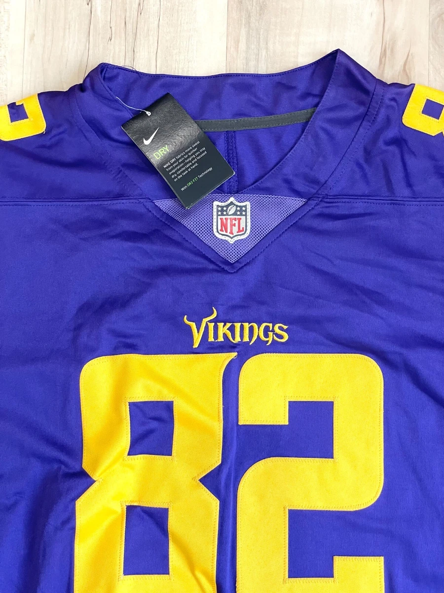 Nike Minnesota Vikings No82 Kyle Rudolph White Men's Stitched NFL Vapor Untouchable Limited Jersey