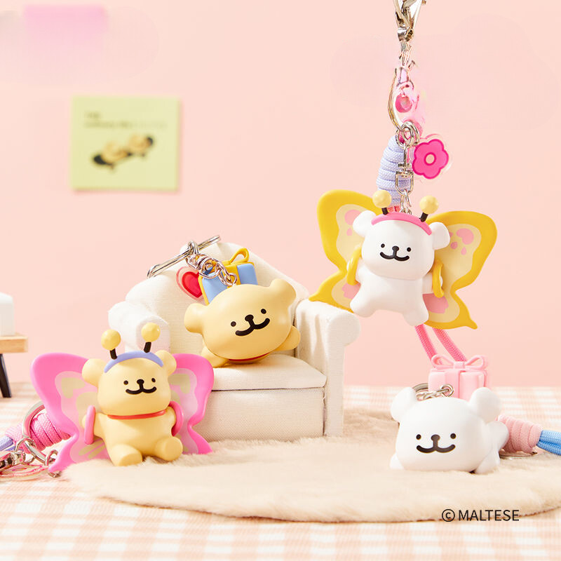 Maltese Keychain Series Pendant Hanging Ornament Cute Hot Gift Decoration Toy