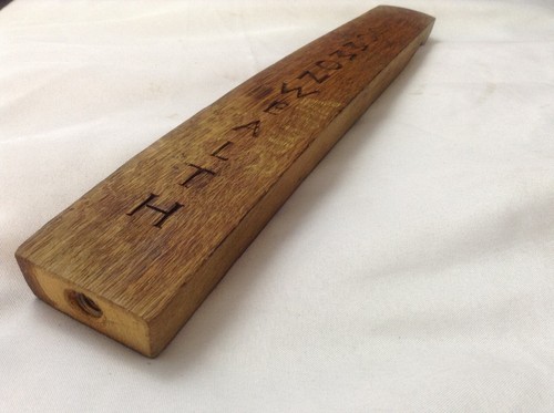 Commonwealth Brewing Co. Release The Spirits Barrel Wood Bar Beer Tap Handle - Picture 5 of 7