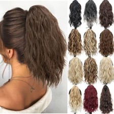 Ponytail Extension Short Wavy Curly Ponytail Pony Tail Hairpiece  Party