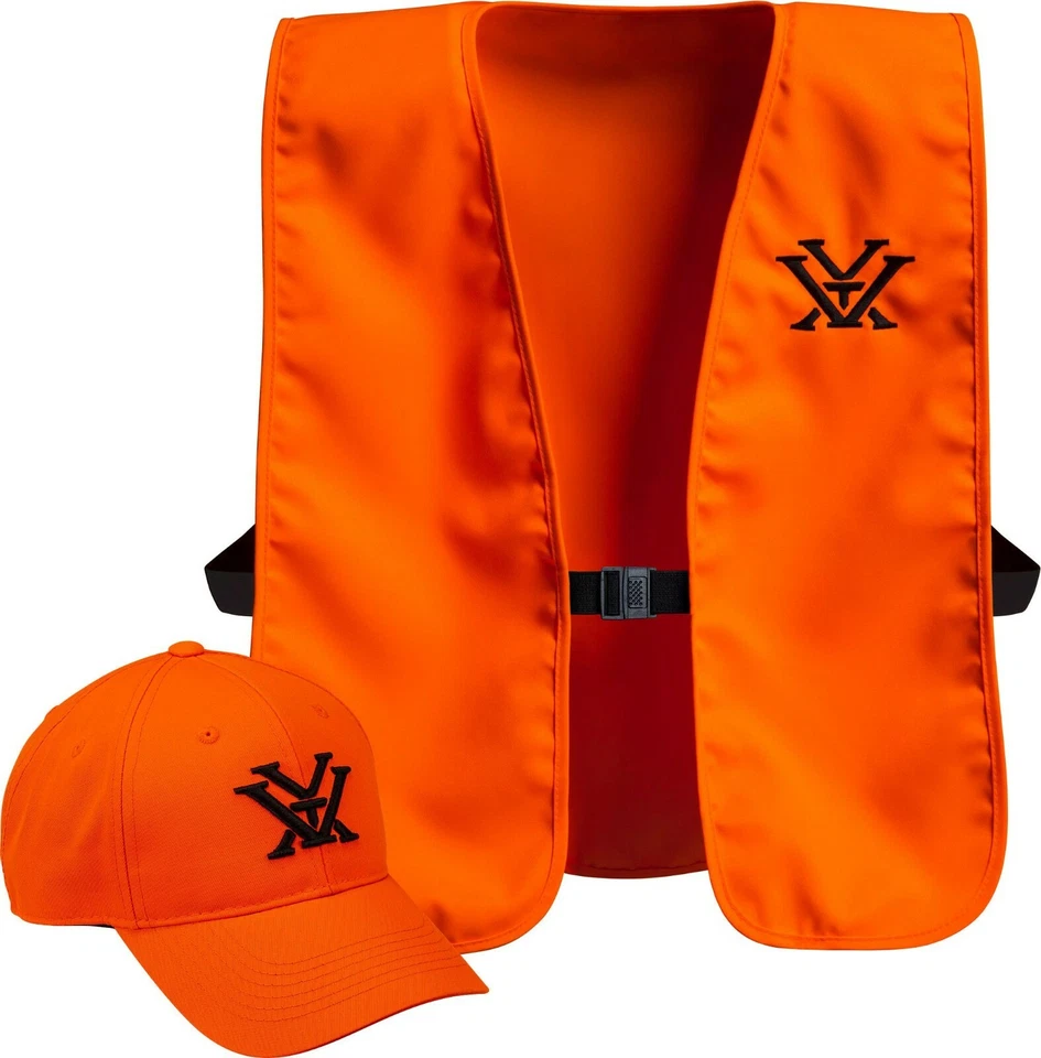 Vortex Optics Blaze Orange Vest & Hunting Hat Combo