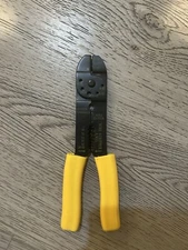 Wire Stripper, Cutter, Hand Tool, 8 in 10-22 AWG, Yellow - Possibly KR Tools