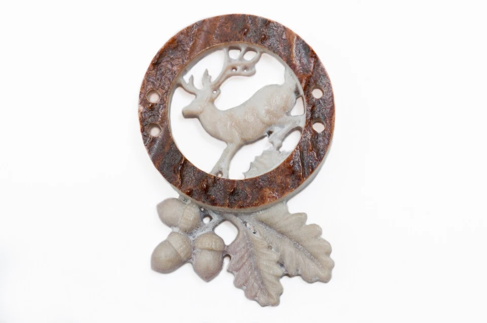 Sewing Buttons | Natural Antler Flatback Fasteners For Crafts, DIY, Clothing - Image 3 of 4