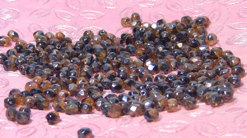 3*6 mm Dark Grey Glass Faceted Roundel Crystal Beads 50 pcs - Picture 19 of 22