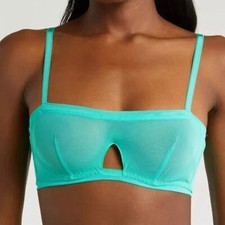 Free People HAH Wired Bra in Teal 30-38D