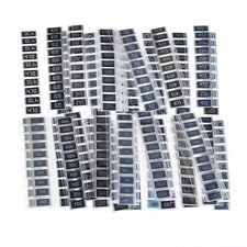 330Pcs 2512 Surface Mount Device Resistor Kit 1R-1M Ohm 5% 1W
