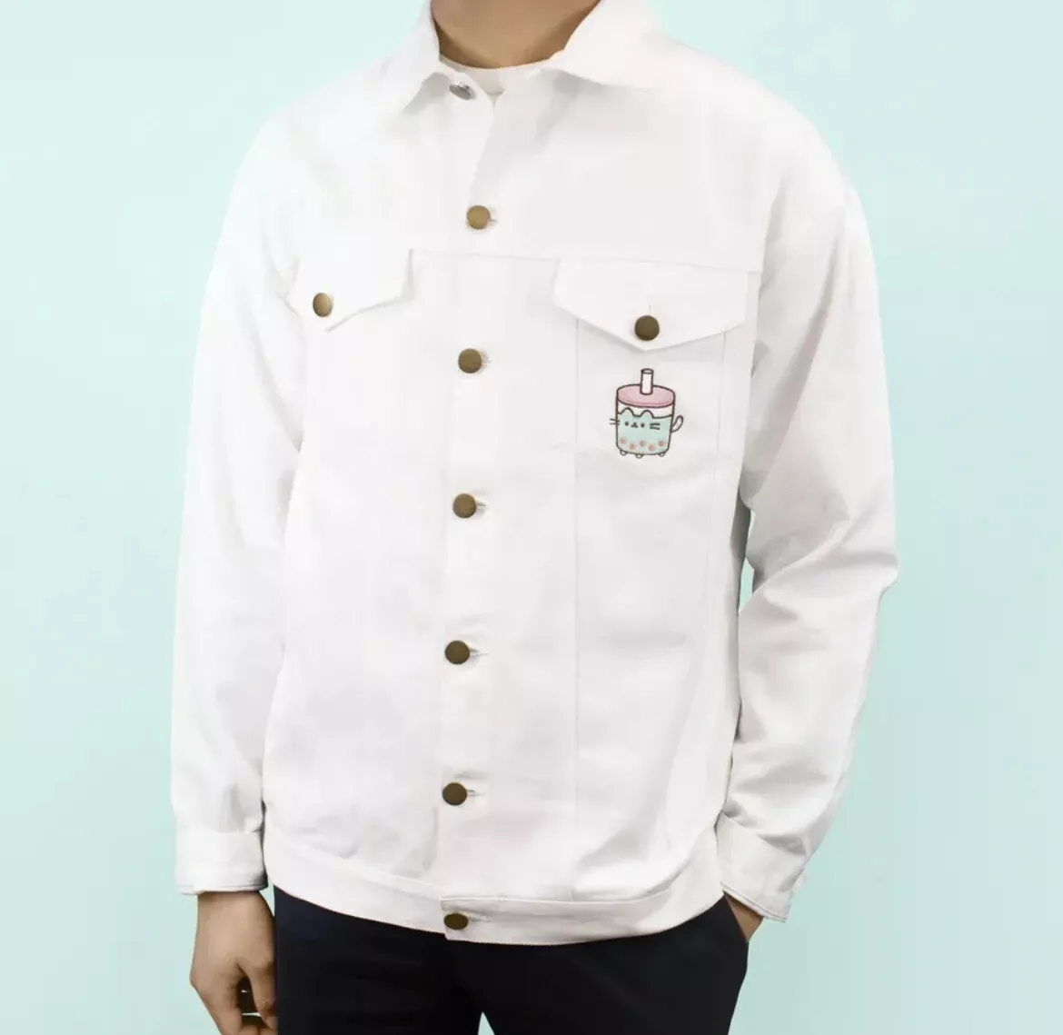 Pusheen denim jacket sale