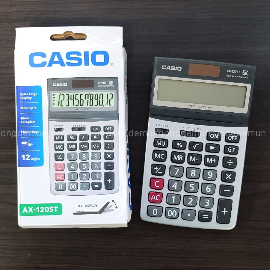 AX-120 Casio Calculator NEW OFFICE AX-120ST | eBay