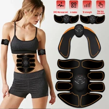 EMS Abdominal Muscle Toning Trainer ABS Stimulator Toner Fitness Binder Gym Belt