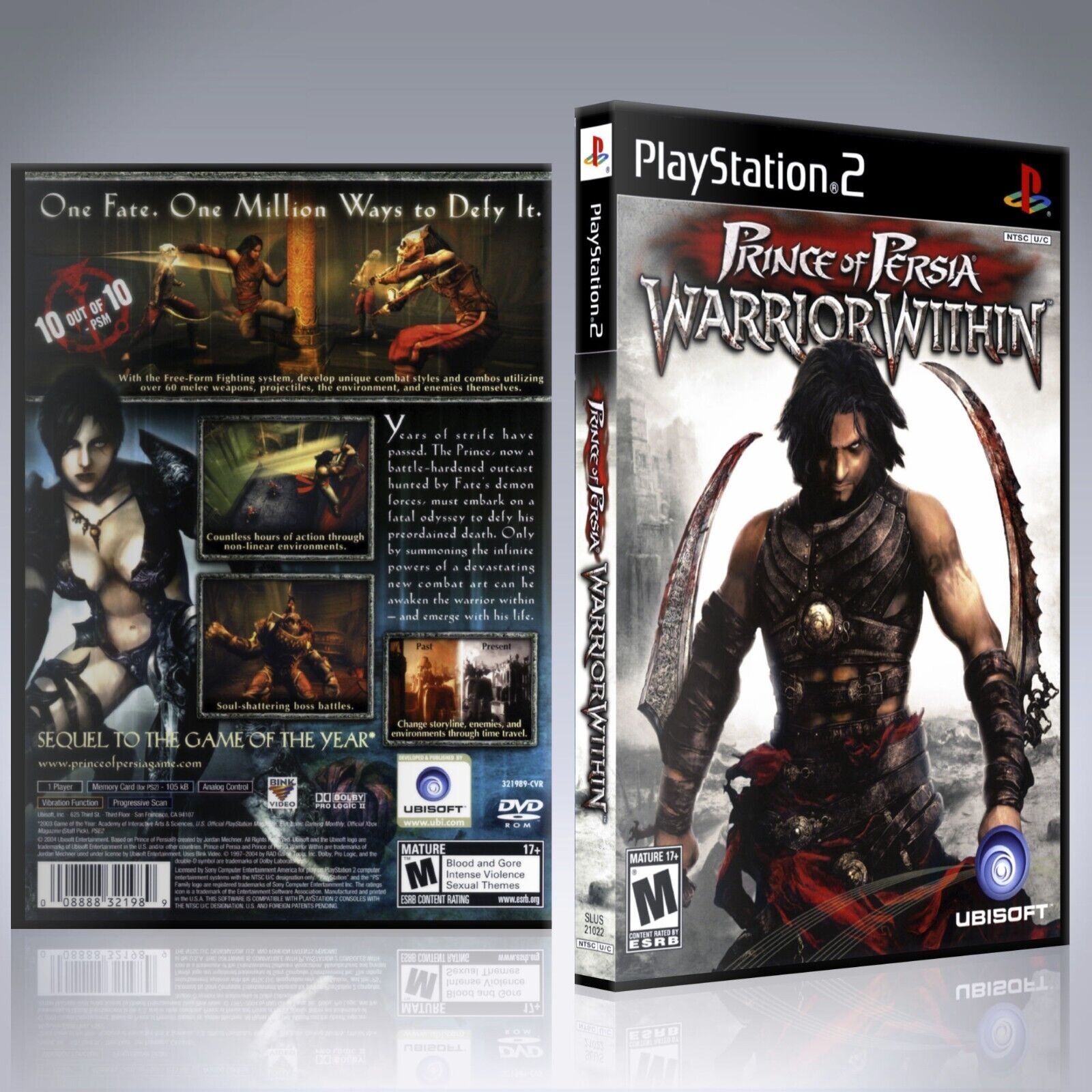 Prince of Persia: Warrior Within (Sony PlayStation 2, 2004) for