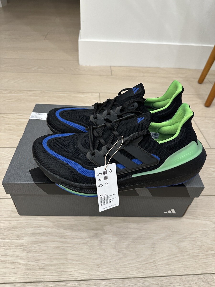 Adidas Ultraboost Light Black/Lime Men's Running Shoes