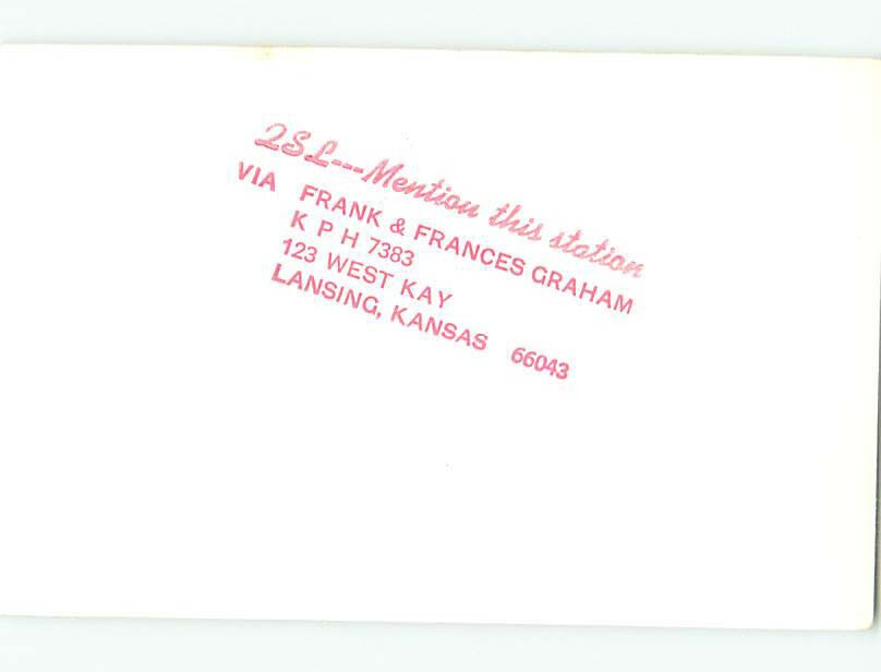 Pre1980 RADIO CARD Buckhannon Near Philippi & Elkins WV 10/19