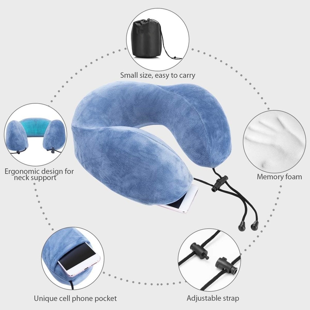 Travel Pillow Nap Pillow Memory Pad