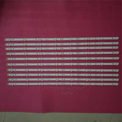10Pcs 620mm Universal LED Backlight Strips for 32''-50'' TV Monitor 8LEDs