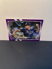 2021 Topps Series 1 Meijer Purple Parallel Brendan McKay #257 Tampa Bay Rays