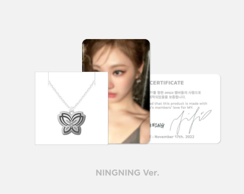 aespa 2nd Anniversary OFFICIAL MD GOODS Necklace Set + aespa 2nd Anniversary OFFICIAL MD GOODS Necklace Set +