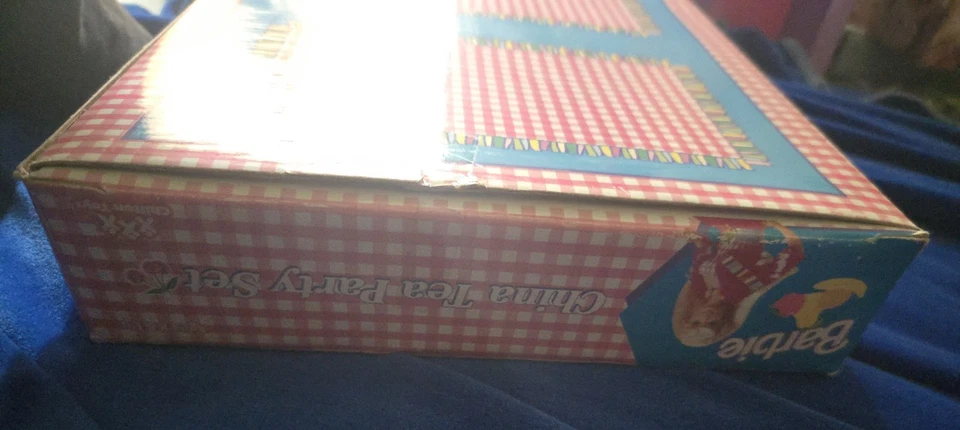 Barbie 13 piece China Tea Party Set Vintage 1994 NIB - Image 4 of 4