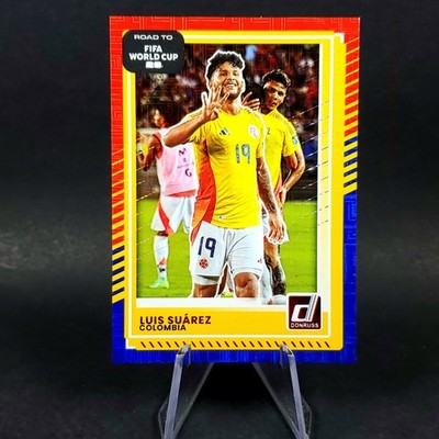 Luis Suarez SP 2025-26 Panini Donruss FIFA World Cup Red & Blue Maze Colombia