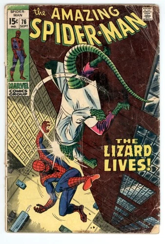 Amazing Spider-Man #76 1969 (GD- 1.8)(Cover Detached Bottom Staple, Centerfold..