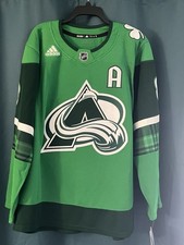 Avalanche St. Patrick?s Day Cale Makar All Hail Cale Auto 20/25 Official Jersey
