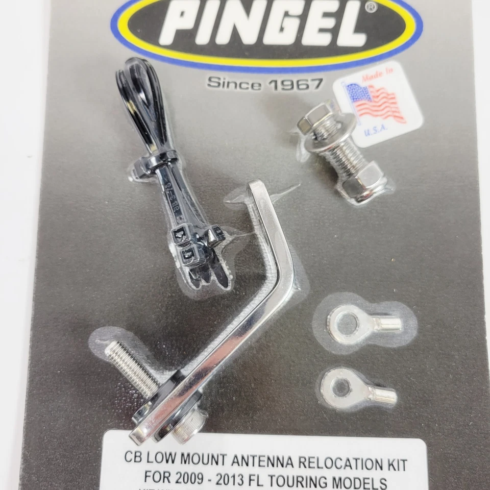 Комплект антенны персональной радиосвязи Pingel с низким креплением для Harley-Davidson 06-13 Touring 4402-0070 - Изображение 2 из 4