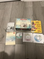 Pentax Optio E10 6.0MP Digital Camera Silver Tested Boxed excellent condition