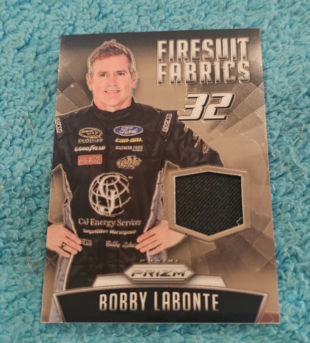 2016 Panini Prizm Firesuit Fabrics Bobby Labonte Race Used 070/149 #FF-BL