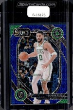 2024-25 Panini Select #246 Jayson Tatum Blue Disco Prizm #/25