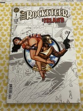 ROCKETEER THE ISLAND #1 DAVE STEVENS VARIANT COVER B 2022 bettie page spicy IDW